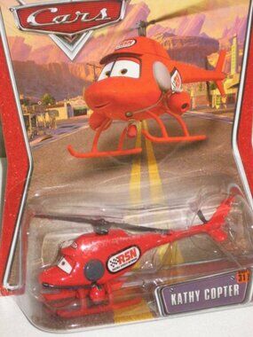 Disney Pixar Cars Kathy Copter Die-Cast Helicopter Toy In Original Packaging